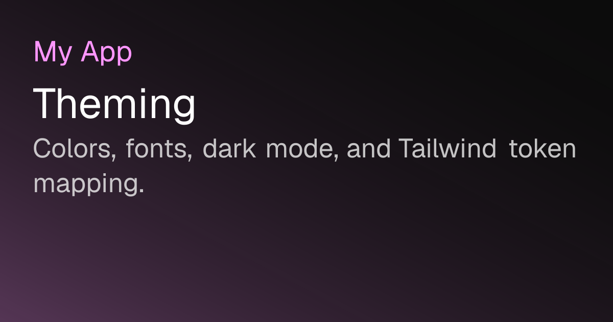 Theming — Polpo UI